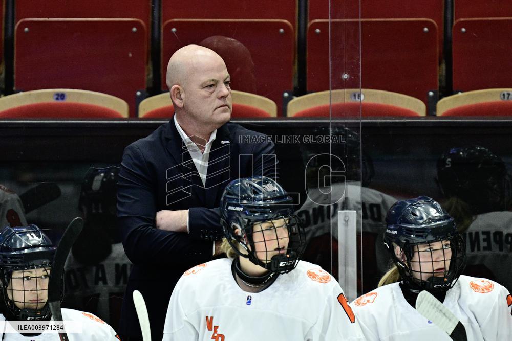 OLYMPIC QUALIFICATIONS ICE HOCKEY DENMARK - NETHERLANDS