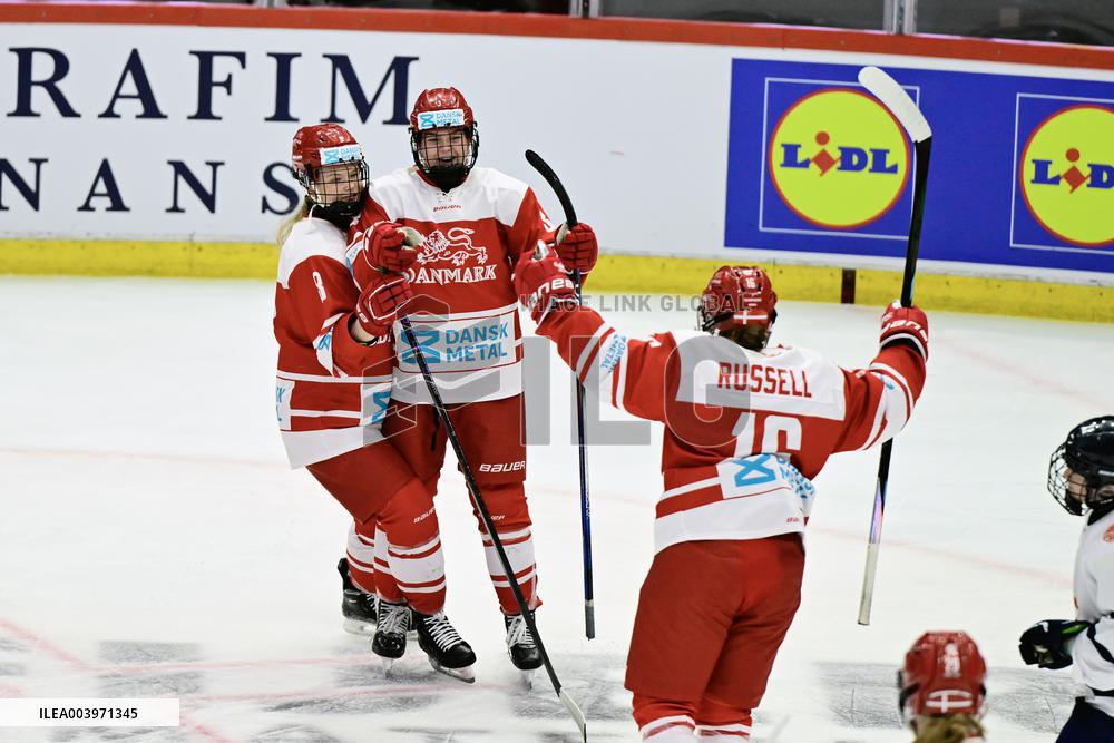 OLYMPIC QUALIFICATIONS ICE HOCKEY DENMARK - NETHERLANDS