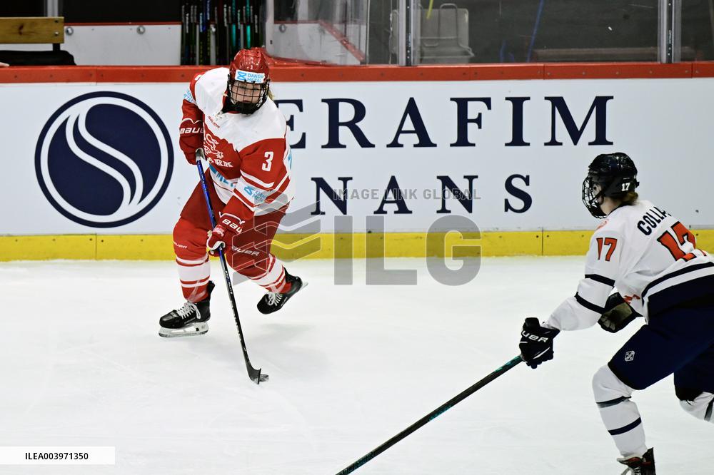 OLYMPIC QUALIFICATIONS ICE HOCKEY DENMARK - NETHERLANDS