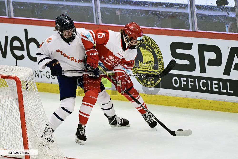 OLYMPIC QUALIFICATIONS ICE HOCKEY DENMARK - NETHERLANDS