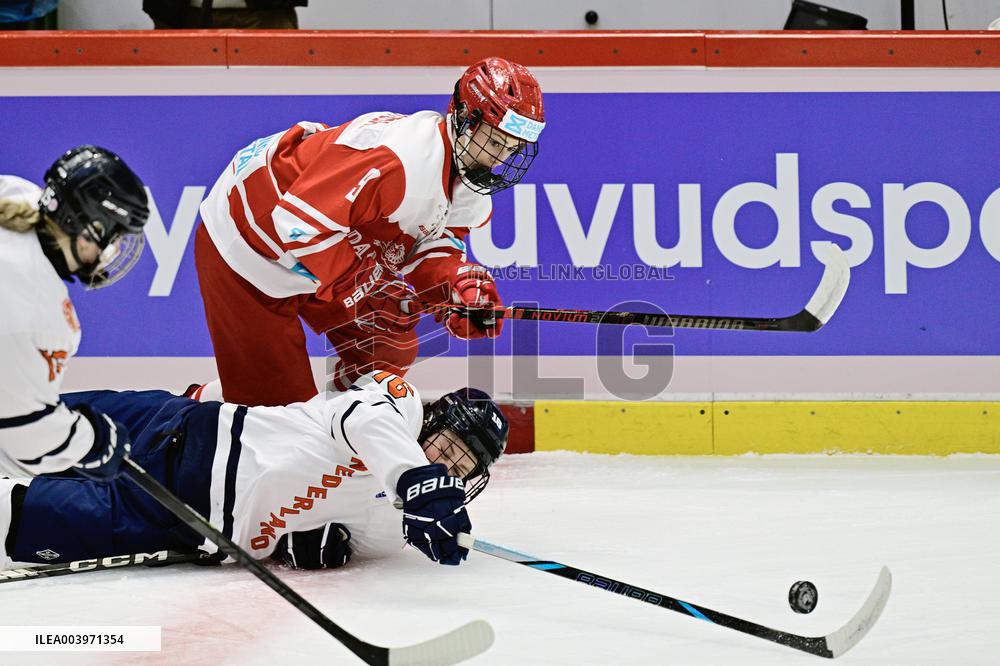 OLYMPIC QUALIFICATIONS ICE HOCKEY DENMARK - NETHERLANDS