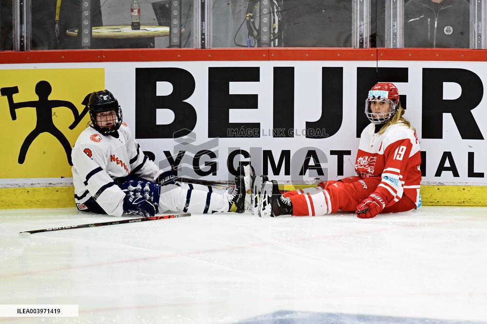 OLYMPIC QUALIFICATIONS ICE HOCKEY DENMARK - NETHERLANDS
