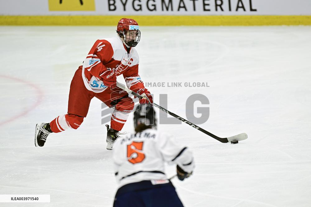 OLYMPIC QUALIFICATIONS ICE HOCKEY DENMARK - NETHERLANDS