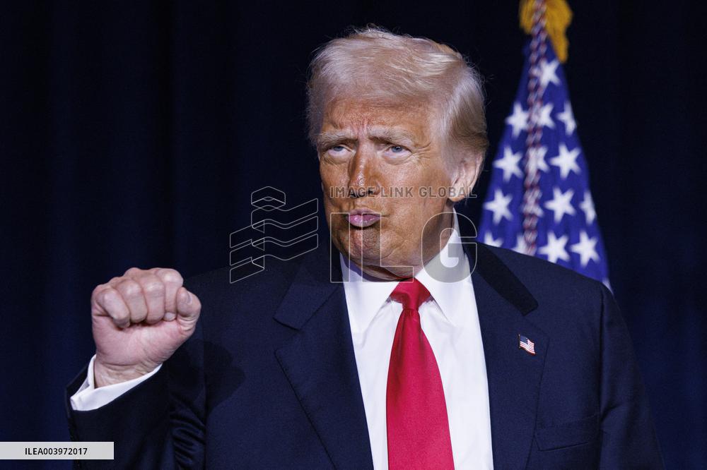 DC: President Trump Addresses the National Prayer Breakfast at the Hilton