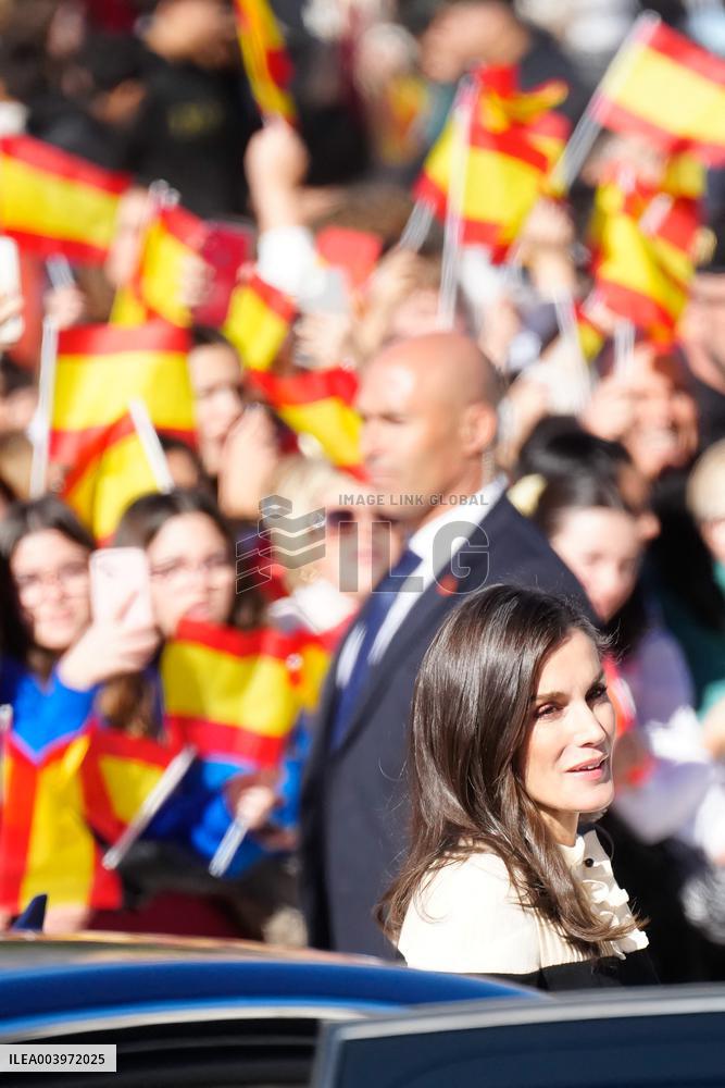 Royals Visit Caravacas de la Cruz - Spain
