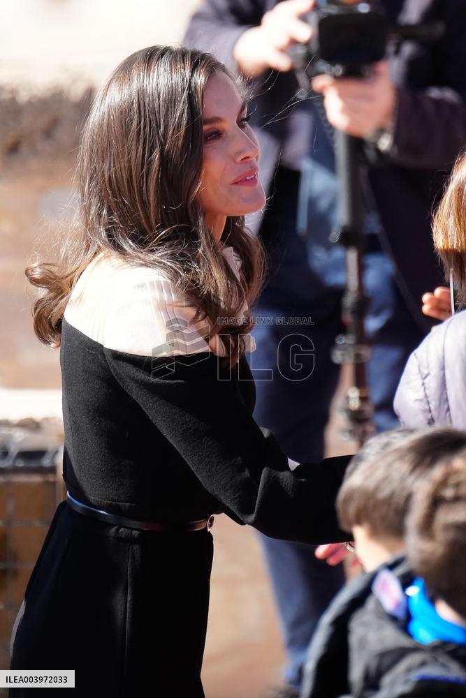 Royals Visit Caravacas de la Cruz - Spain
