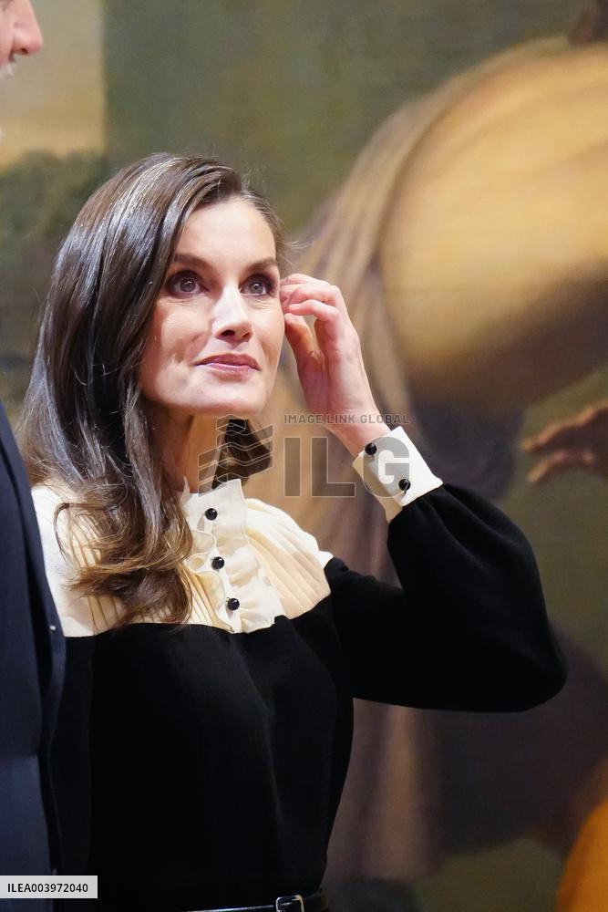 Royals Visit Caravacas de la Cruz - Spain