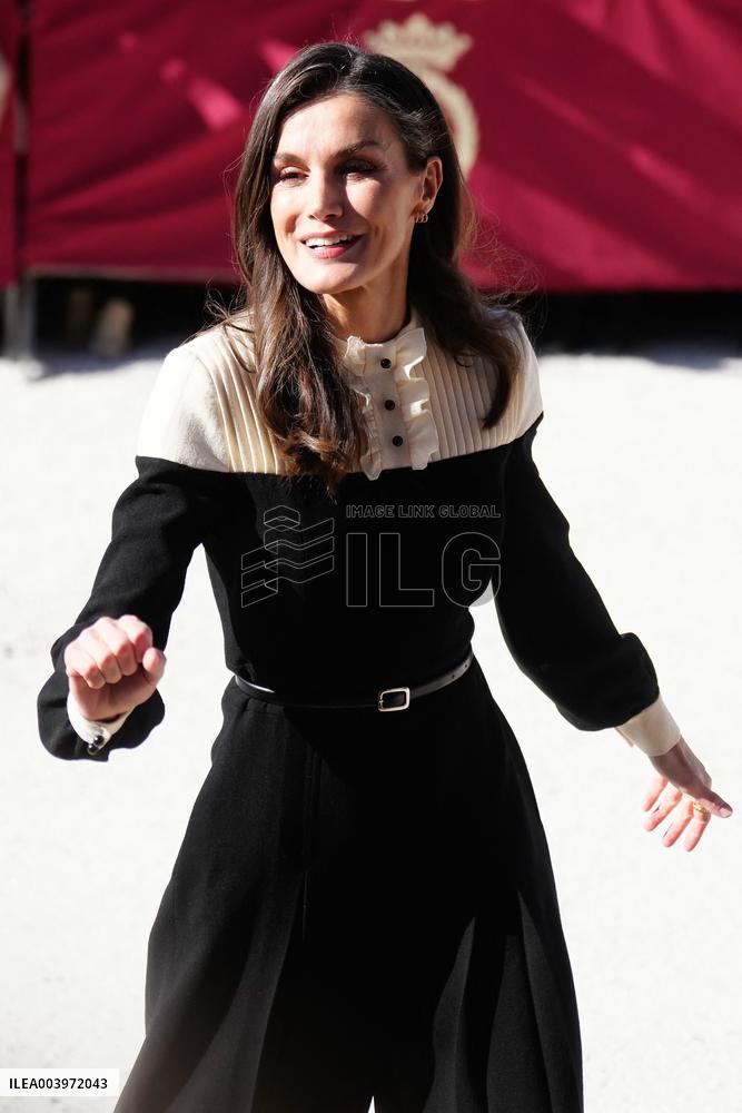 Royals Visit Caravacas de la Cruz - Spain
