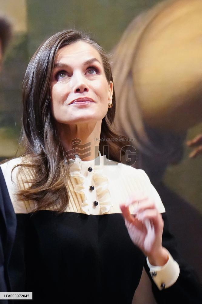 Royals Visit Caravacas de la Cruz - Spain