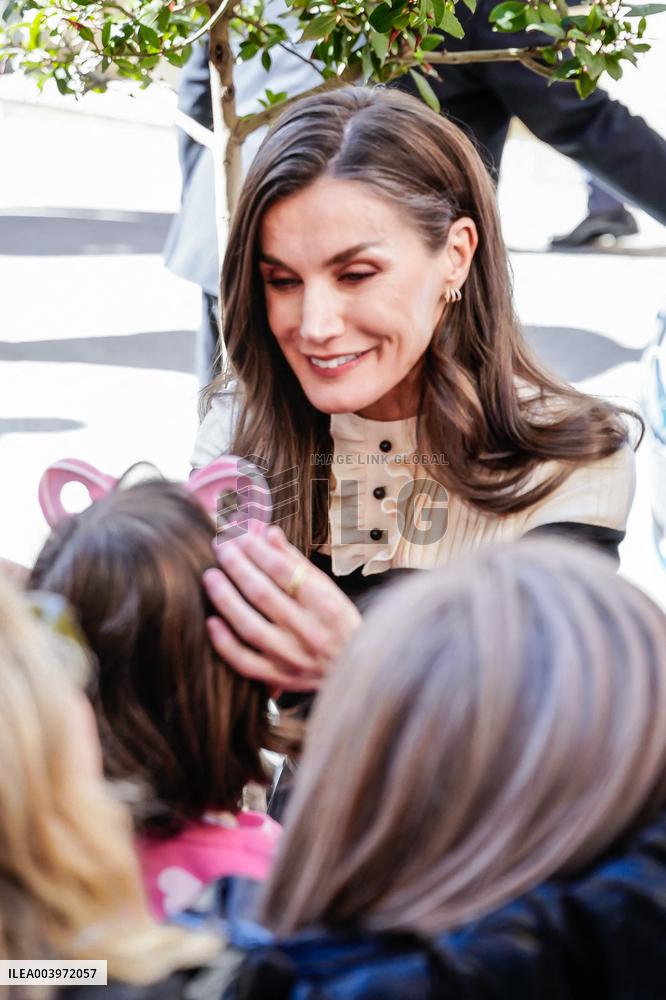 Royals Visit Caravacas de la Cruz - Spain