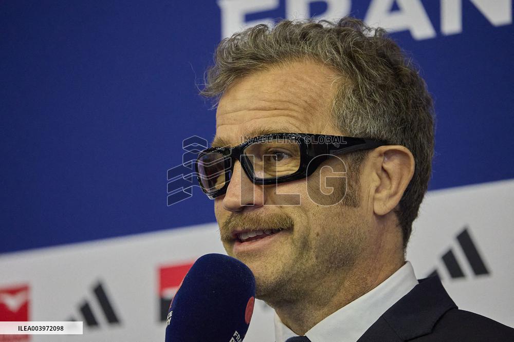 Fabien Galthie Press Conference - Marcoussis