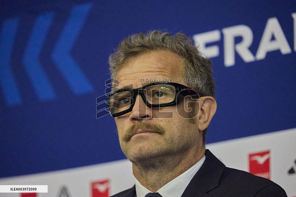 Fabien Galthie Press Conference - Marcoussis