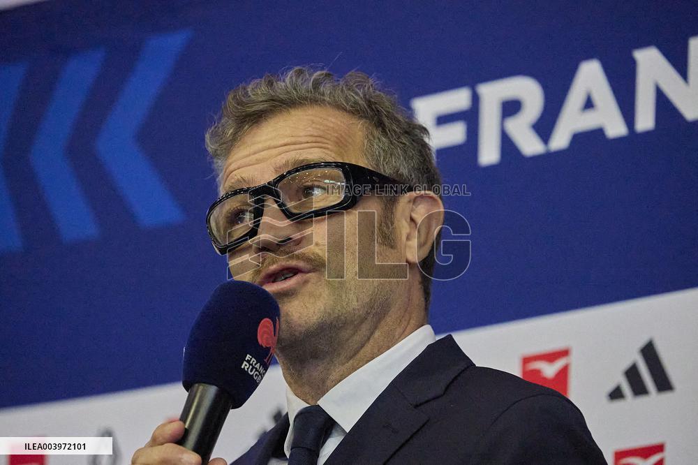 Fabien Galthie Press Conference - Marcoussis