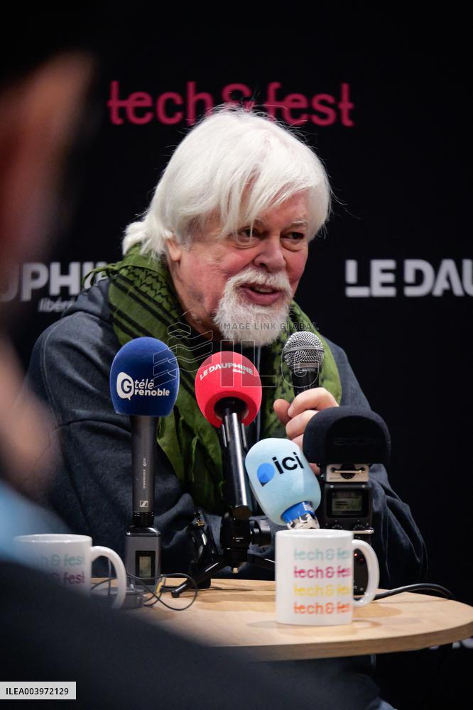 Paul Watson At the Tech Festival Tech&Fest - Grenoble