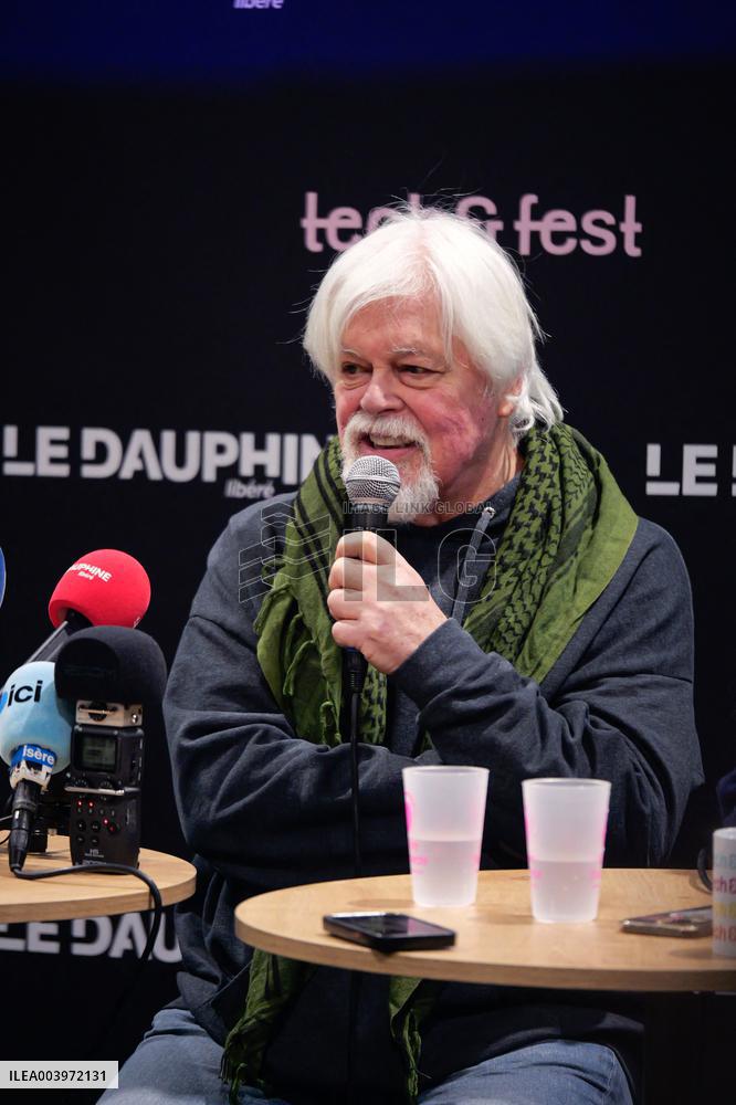 Paul Watson At the Tech Festival Tech&Fest - Grenoble