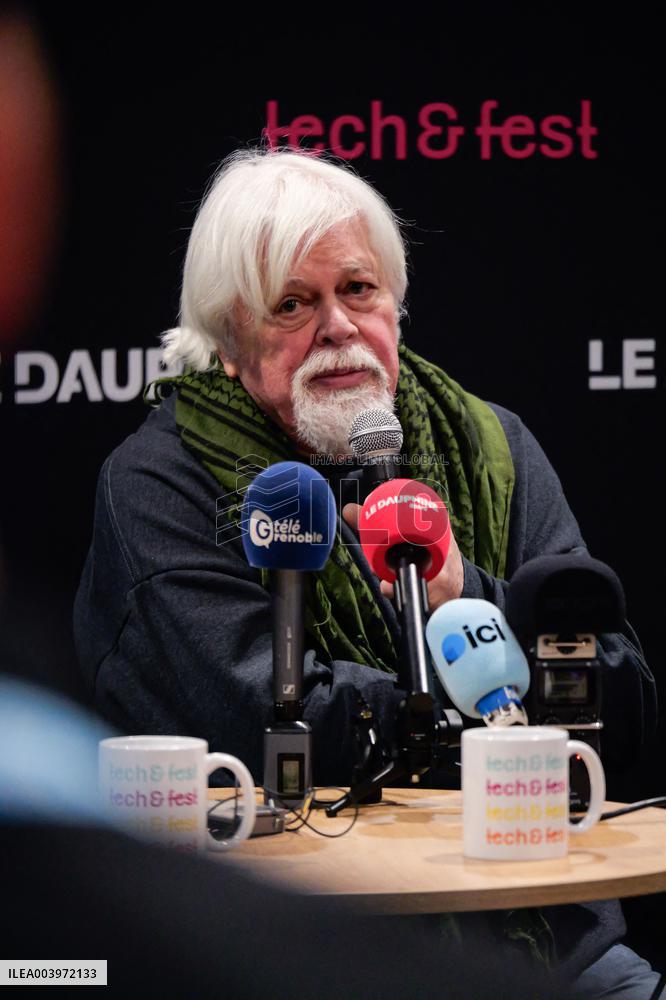 Paul Watson At the Tech Festival Tech&Fest - Grenoble