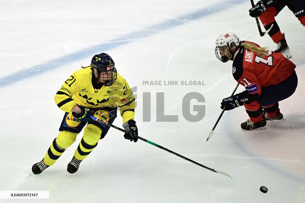 OLYMPIC QUALIFICATIONS ICE HOCKEY SWEDEN-NORWAY