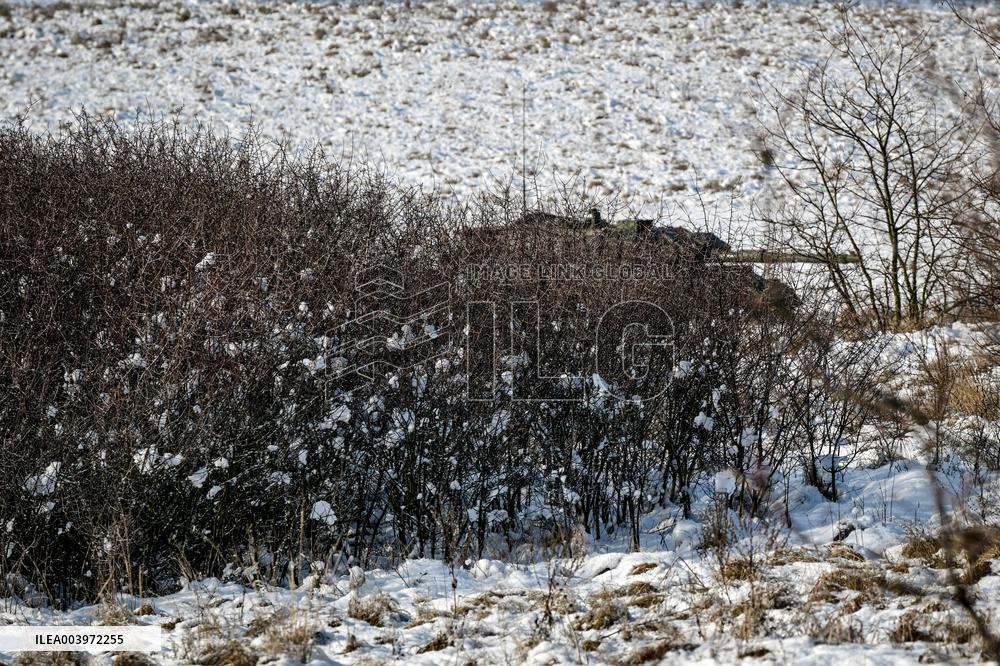 Live fire exercise of Ukrainian tank crews