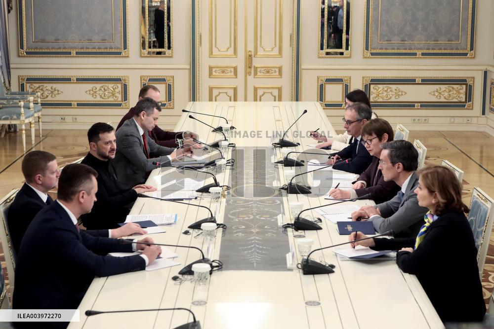 Ukrainian President meets EBRD President in Kyiv