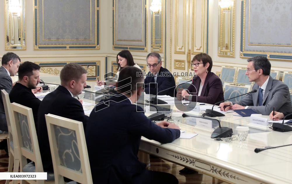 Ukrainian President meets EBRD President in Kyiv