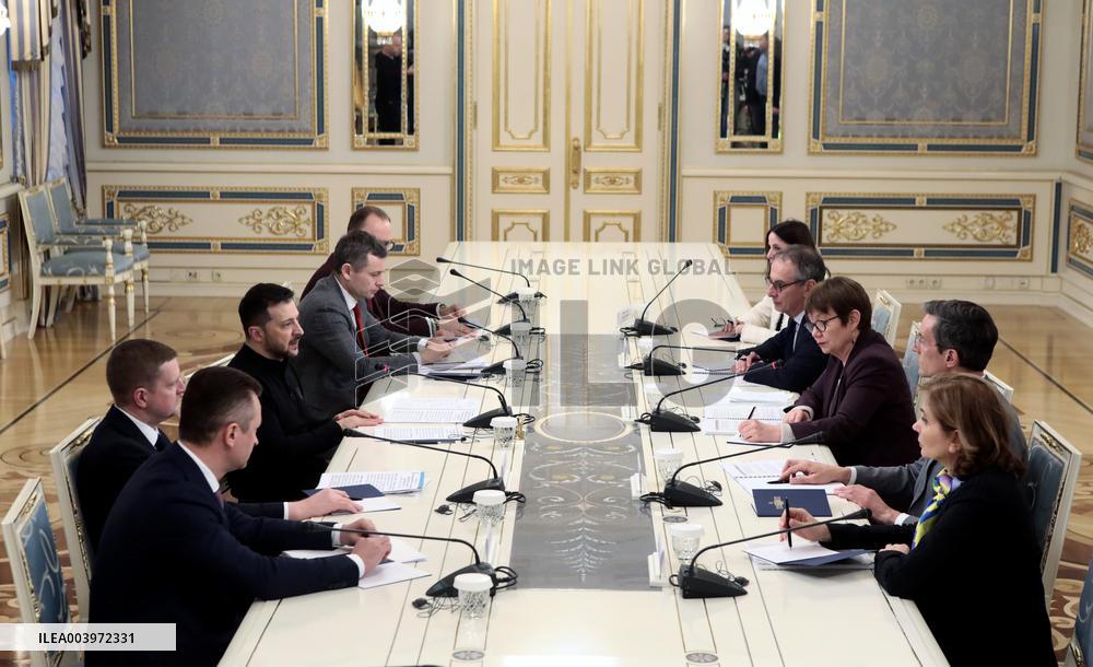 Ukrainian President meets EBRD President in Kyiv