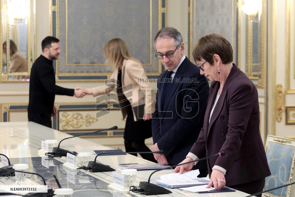 Ukrainian President meets EBRD President in Kyiv