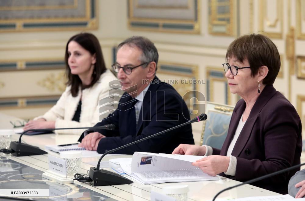 Ukrainian President meets EBRD President in Kyiv