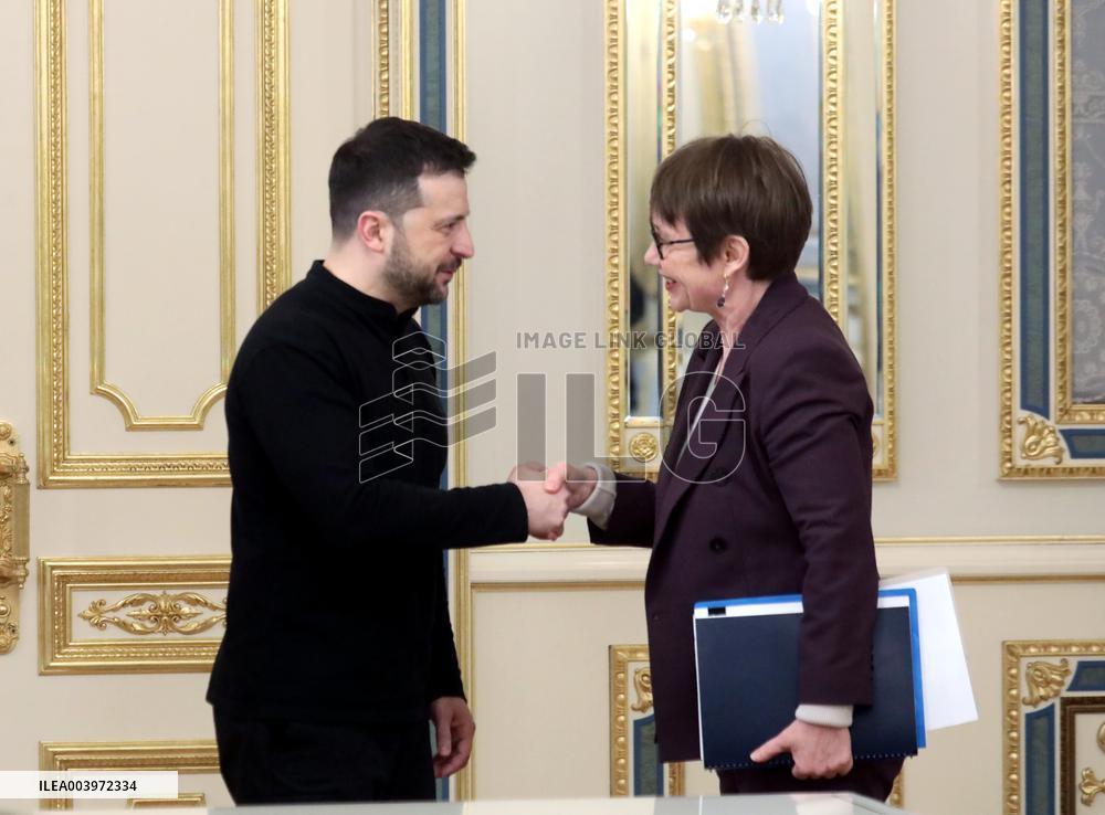 Ukrainian President meets EBRD President in Kyiv