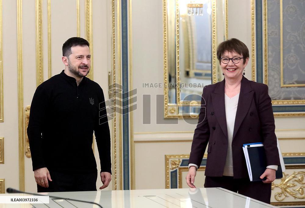 Ukrainian President meets EBRD President in Kyiv