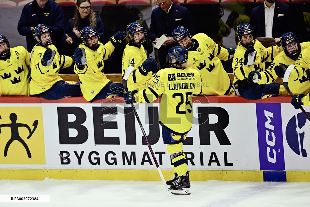 OLYMPIC QUALIFICATIONS ICE HOCKEY SWEDEN-NORWAY