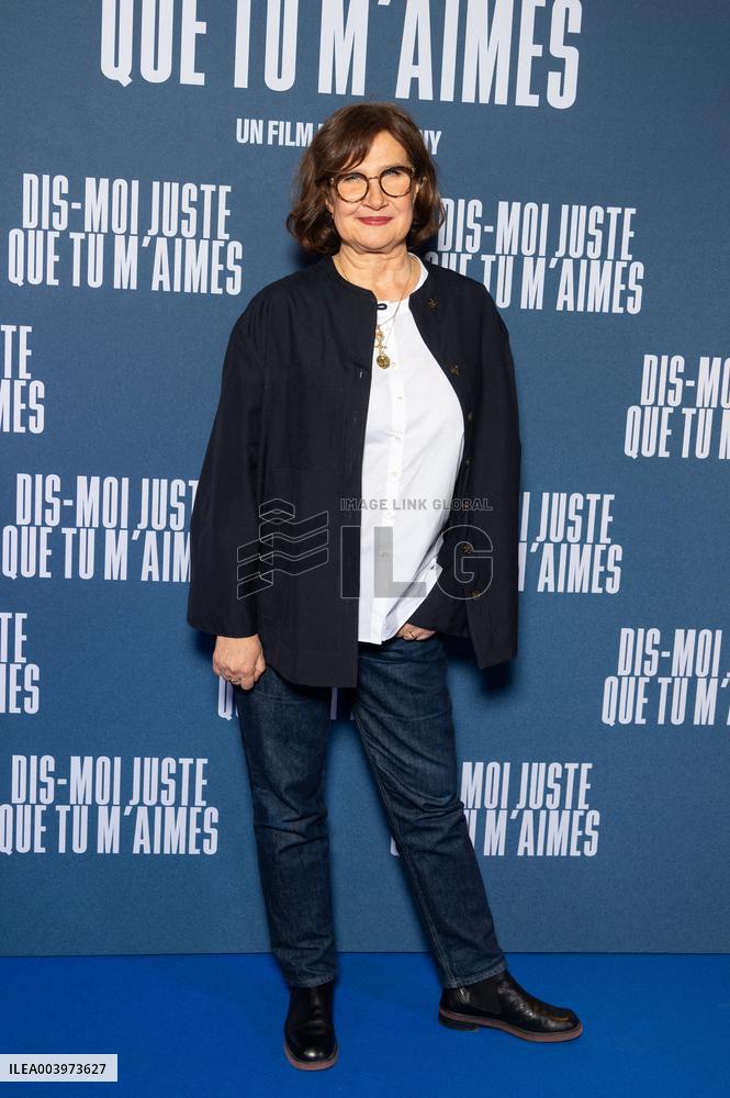 Dis Moi Juste Que Tu M Aime Paris Film Premiere