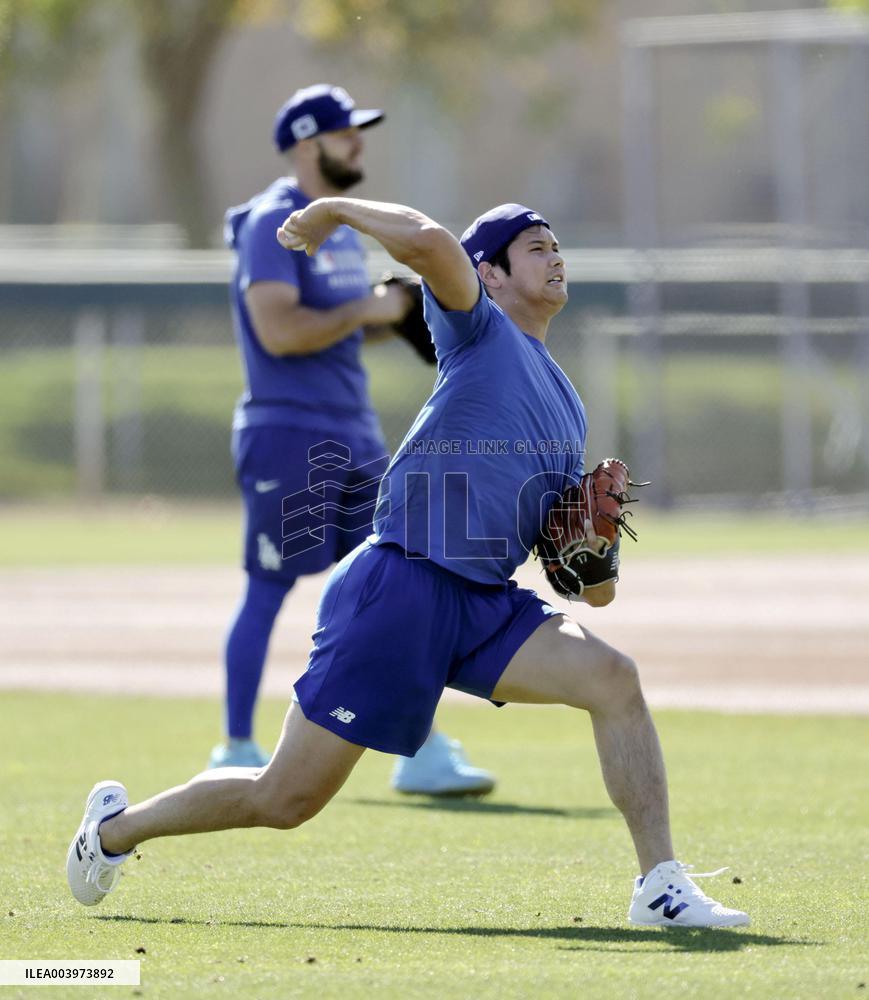 Baseball: Shohei Ohtani of Dodgers
