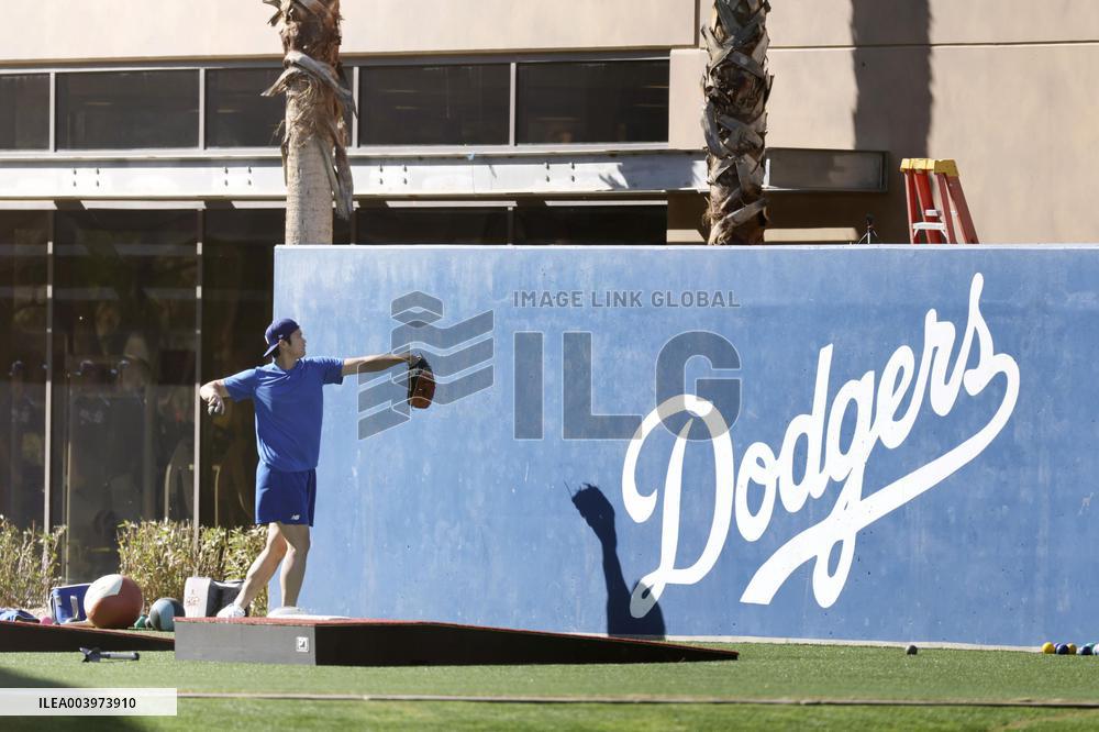 Baseball: Shohei Ohtani of Dodgers