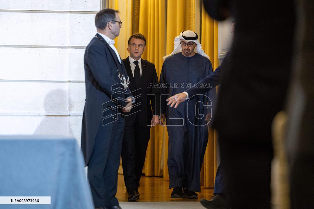 Signature Of An Agreement On Ai Between France And UAE - Paris