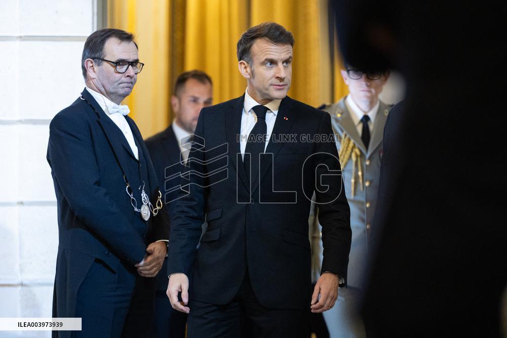 Signature Of An Agreement On Ai Between France And UAE - Paris