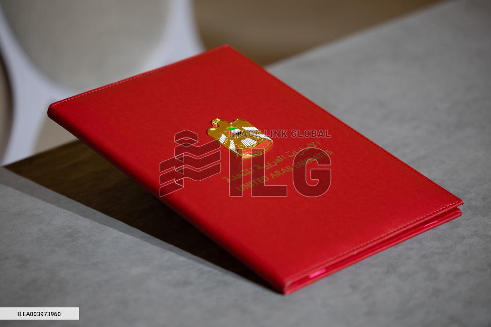 Signature Of An Agreement On Ai Between France And UAE - Paris