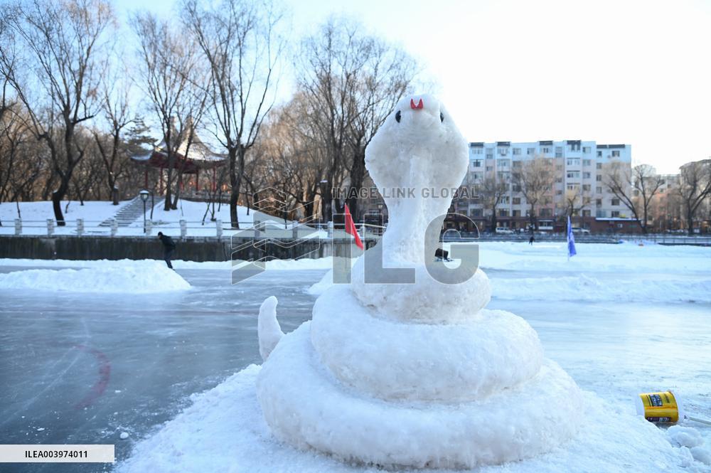 Snow-shaped Sculpture in Jilin
