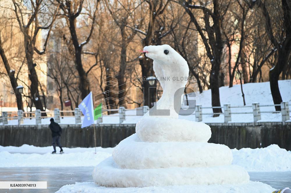 Snow-shaped Sculpture in Jilin