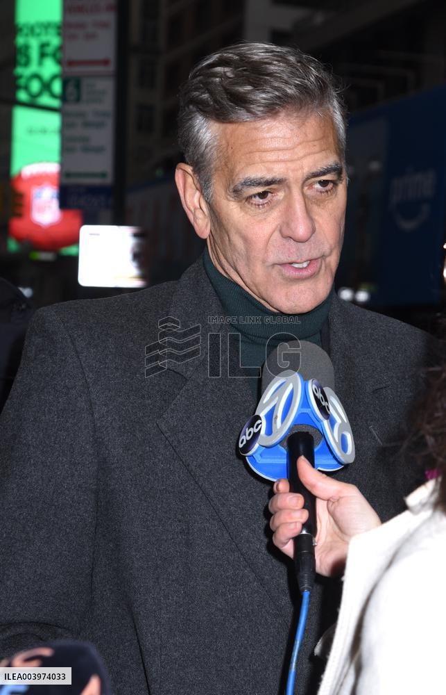 George Clooney Announces Cast Of Good Night And Good Luck - NYC