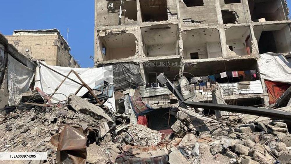 Scene from northern Gaza after ceasefire deal