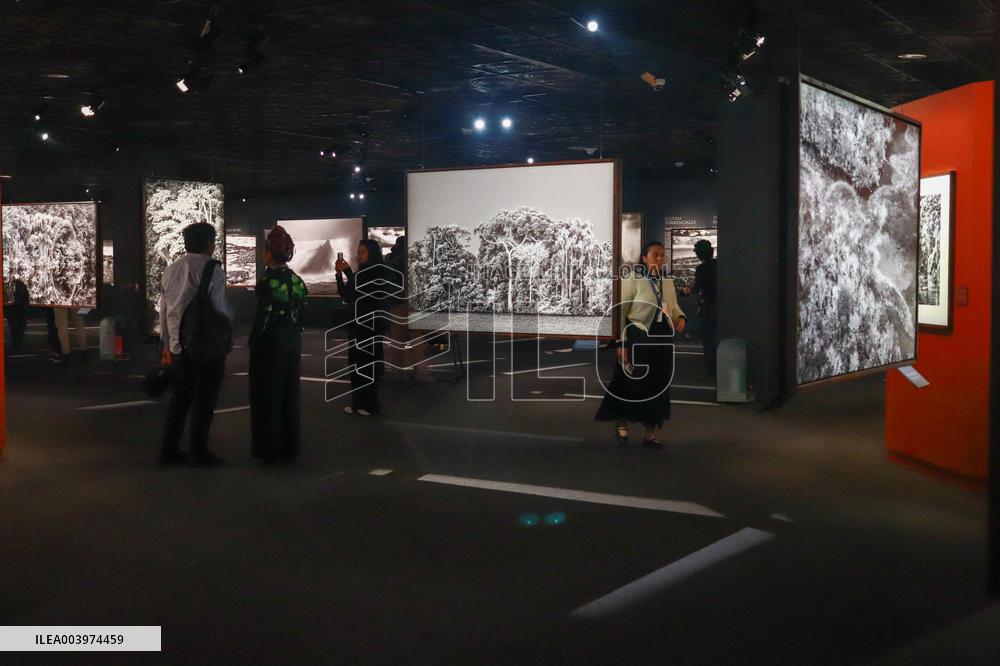 Sebastião Salgado At Amazonia Exhibition - Mexico City