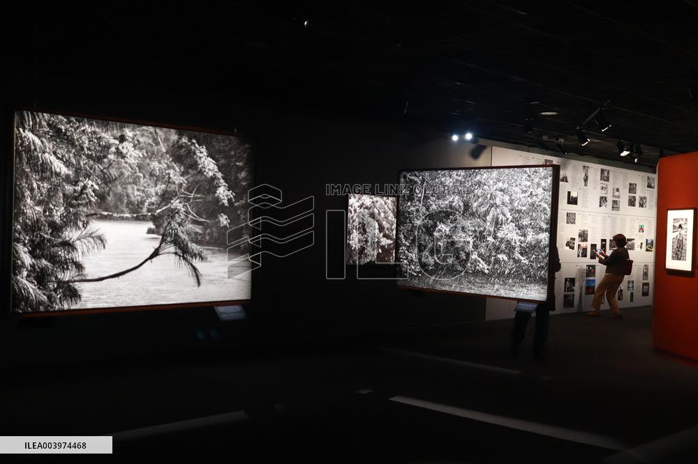 Sebastião Salgado At Amazonia Exhibition - Mexico City