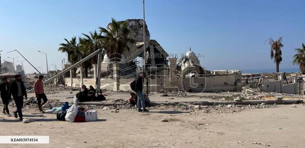 Scene from northern Gaza after ceasefire deal