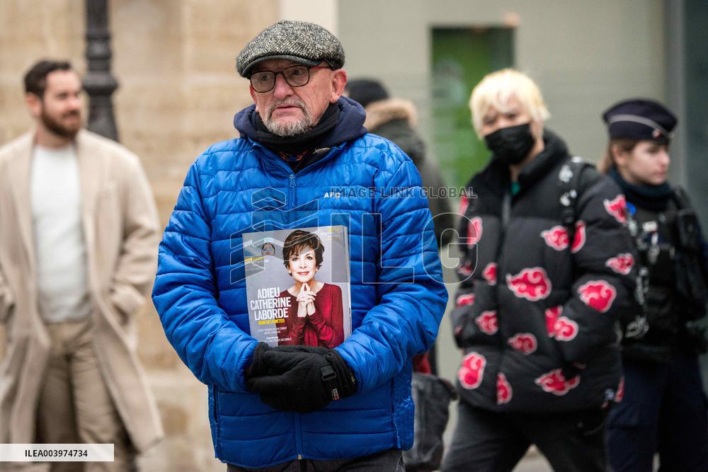 Catherine Laborde Funeral - Paris