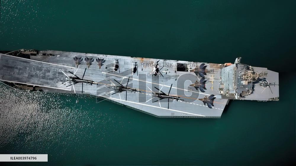 Iran Naval Forces Unveiled Their New Drone-Carrier Ship, Shahid Mahdavi