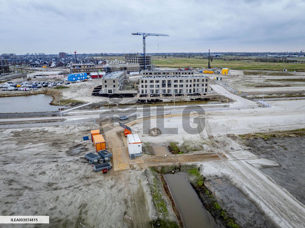 New Neighborhood Construction In Gouda - Netherlands