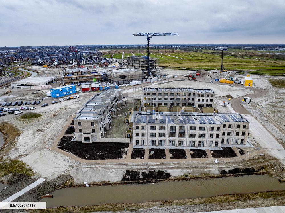 New Neighborhood Construction In Gouda - Netherlands