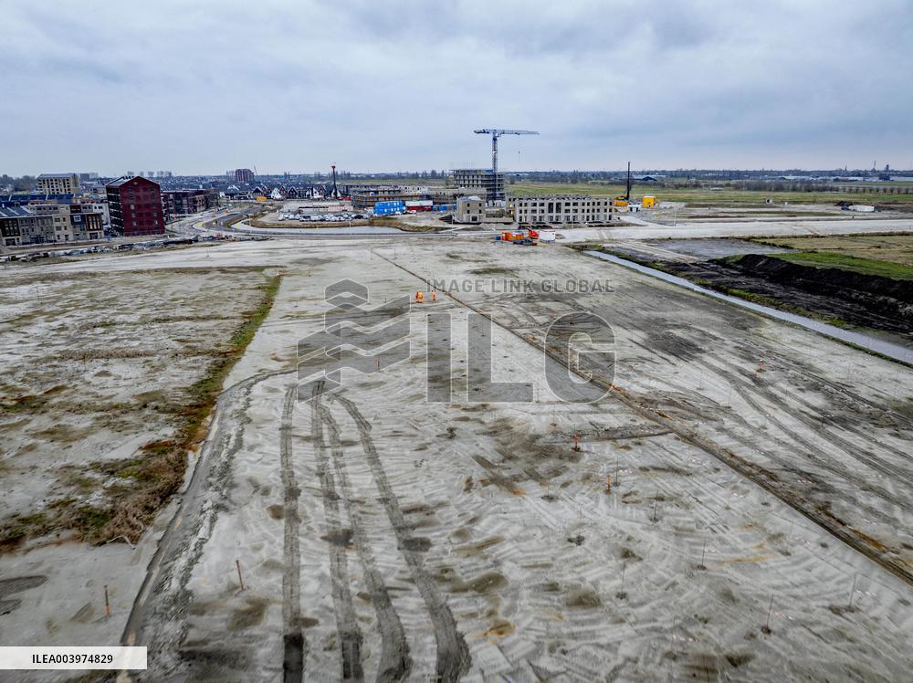 New Neighborhood Construction In Gouda - Netherlands
