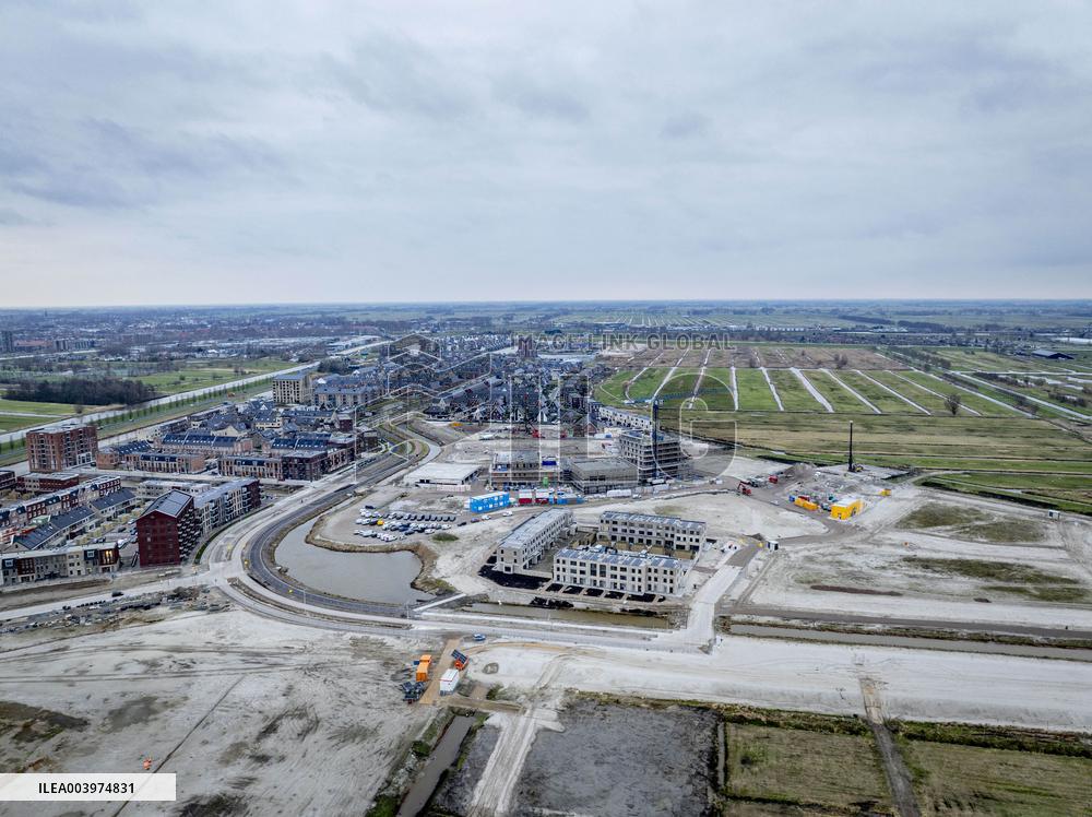 New Neighborhood Construction In Gouda - Netherlands