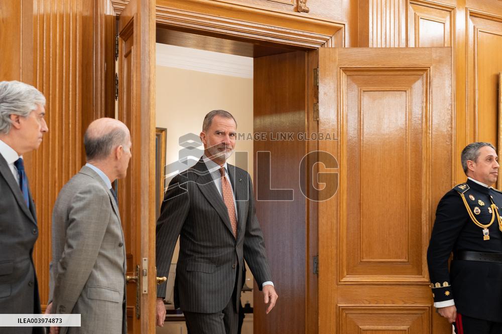 The King Receives The PM Of Albania - Madrid